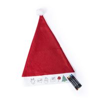 CAPPELLO BABBO NATALE DA COLORARE